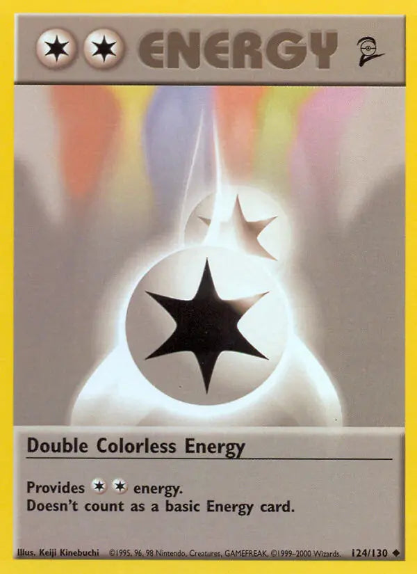 Double Colorless Energy 124 Base Set 2 Pokesingles