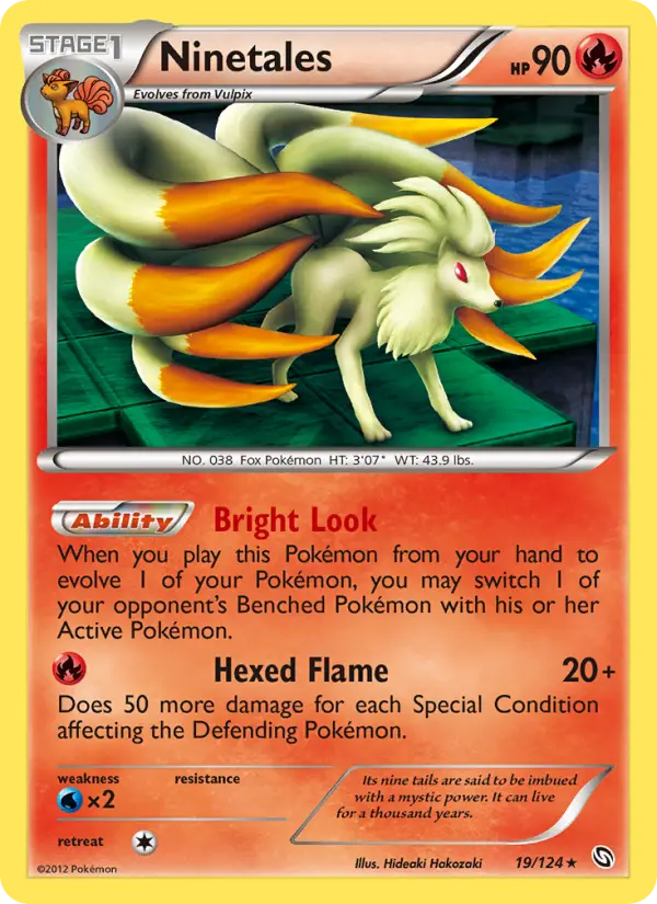 Ninetales 19 Dragons Exalted Pokesingles