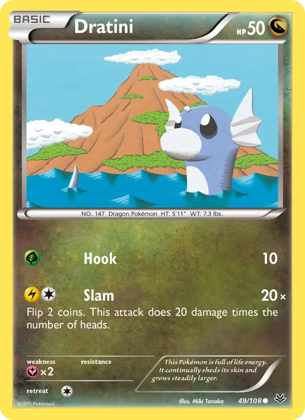 Dratini 49 Roaring Skies Pokesingles