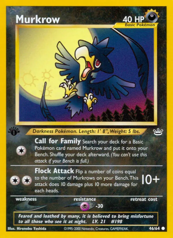 Murkrow 46 Neo Revelation Pokesingles