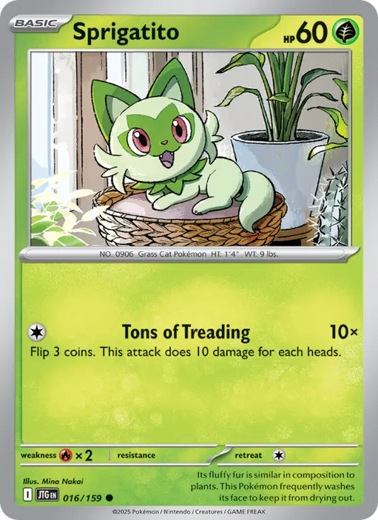 Sprigatito 16 Journey Together Pokesingles