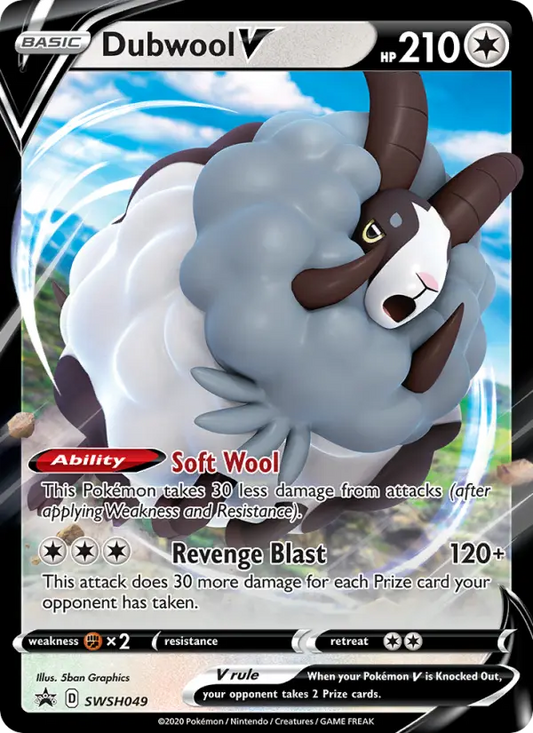 Dubwool V SWSH049 SWSH Black Star Promos Pokesingles