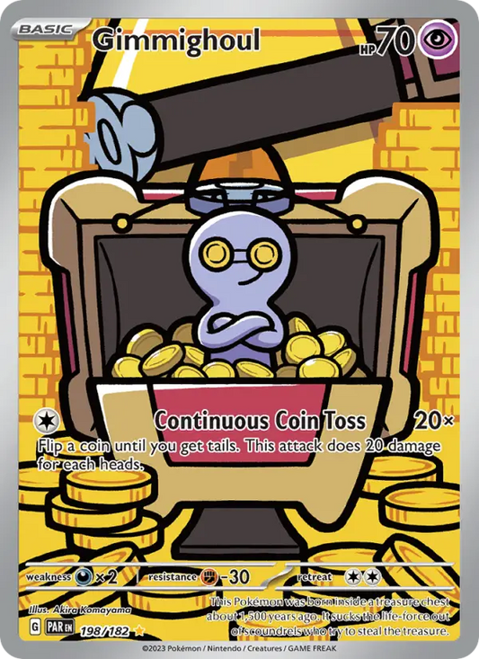 Gimmighoul 198 Paradox Rift Pokesingles