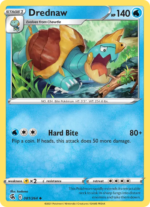 Drednaw 81 Fusion Strike Pokesingles
