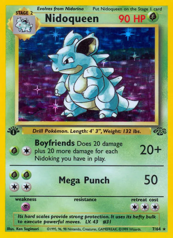 Nidoqueen 7 Jungle Pokesingles