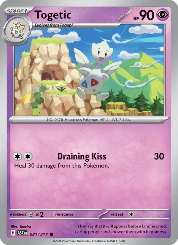 Togetic 81 Ascended Heroes Pokesingles