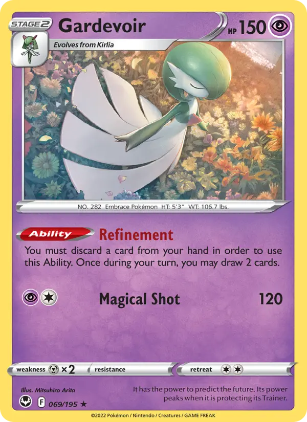 Gardevoir 69 Silver Tempest Pokesingles