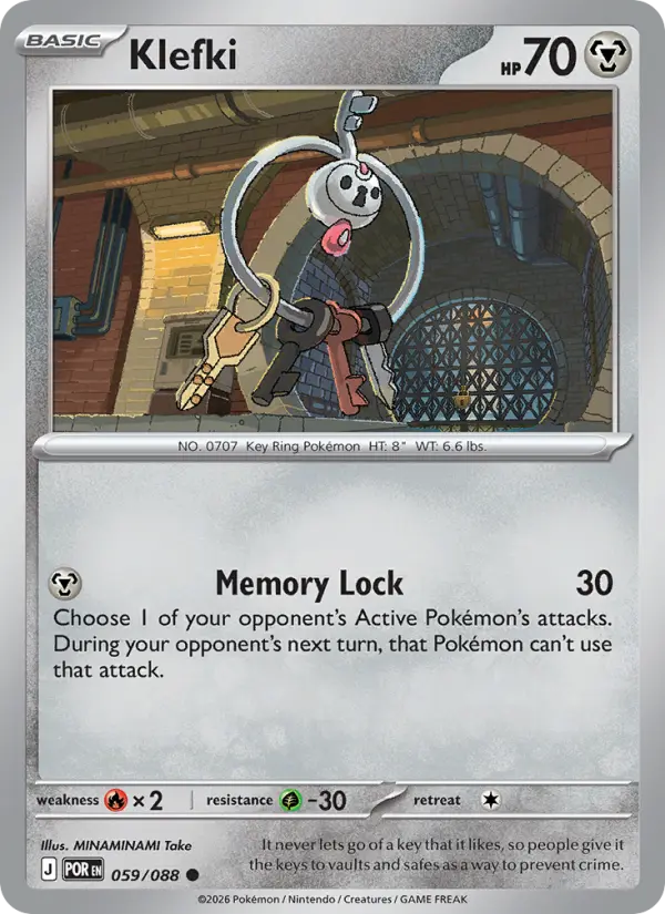 Klefki 59 Perfect Order Pokesingles