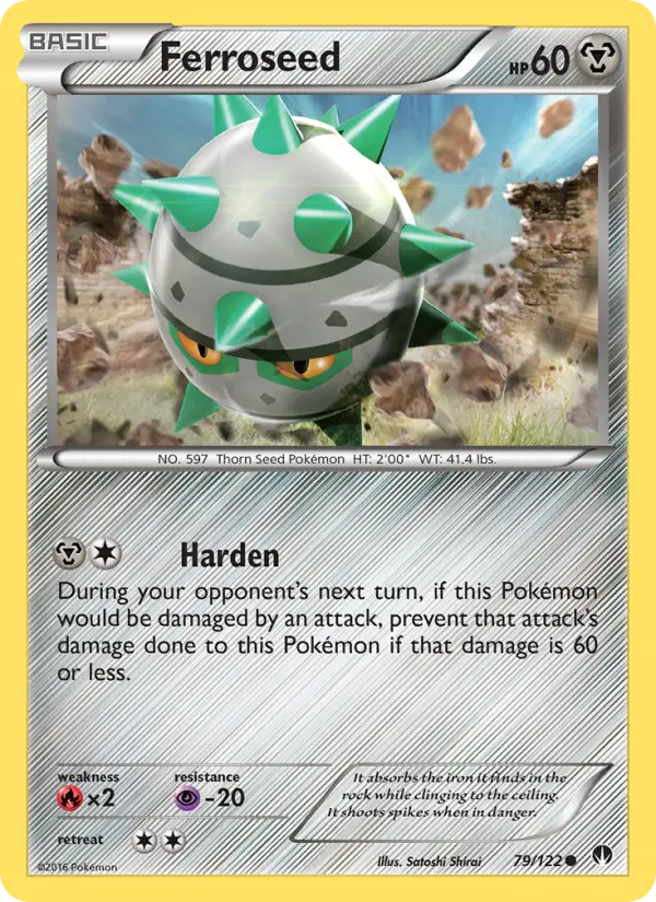 Ferroseed 79 BREAKpoint Pokesingles