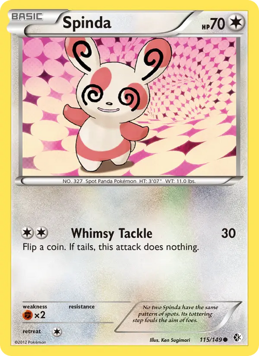 Spinda 115 Boundaries Crossed Pokesingles