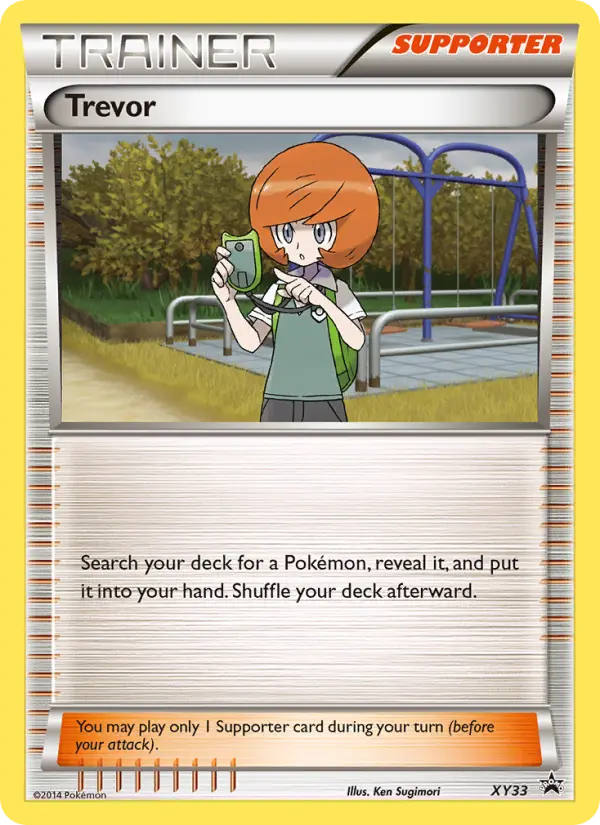 Trevor XY33 XY Black Star Promos Pokesingles