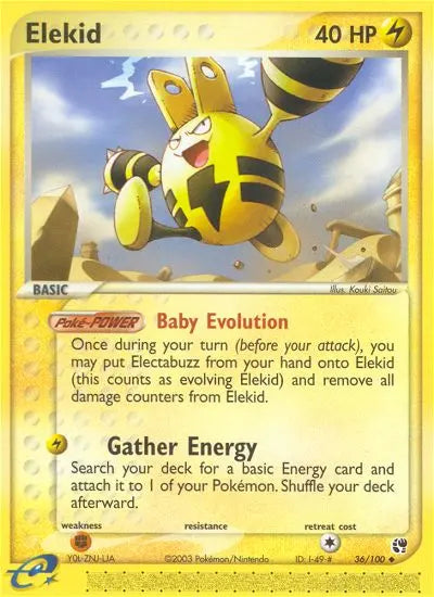 Elekid 36 Sandstorm Pokesingles