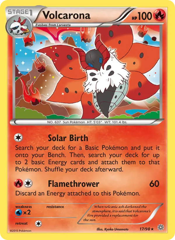Volcarona 17 Ancient Origins Pokesingles