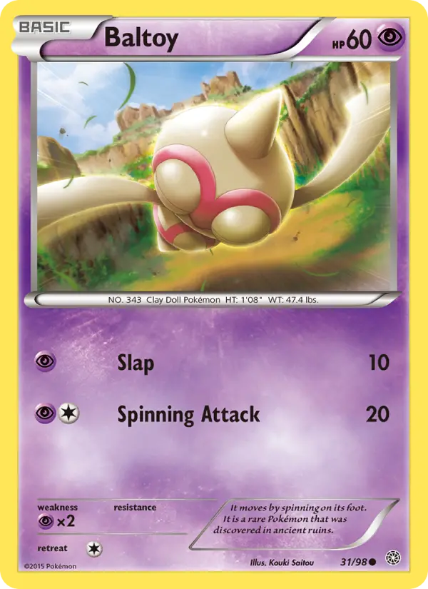 Baltoy 31 Ancient Origins Pokesingles
