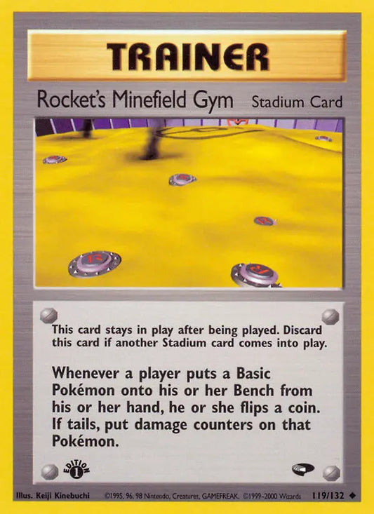 Rocket's Minefield Gym 119 Gym Challenge Pokesingles