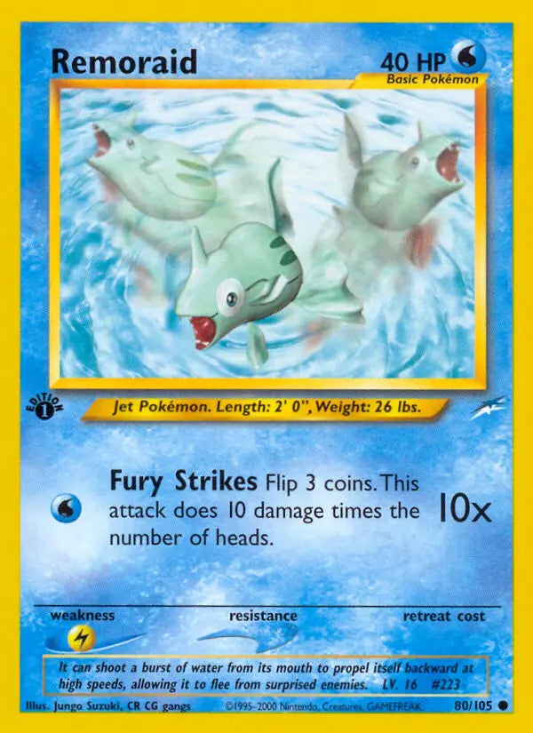 Remoraid 80 Neo Destiny Pokesingles
