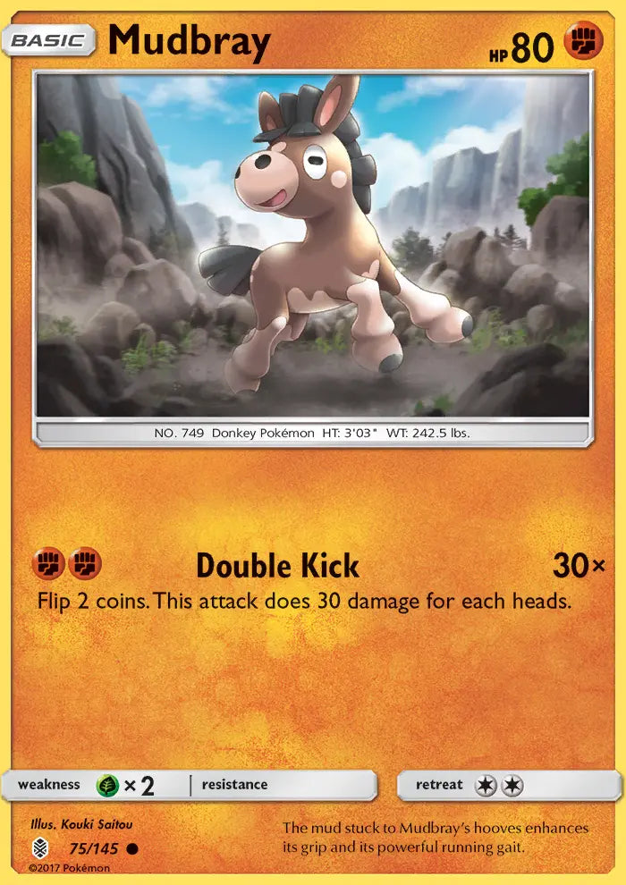 Mudbray 75 Guardians Rising Pokesingles