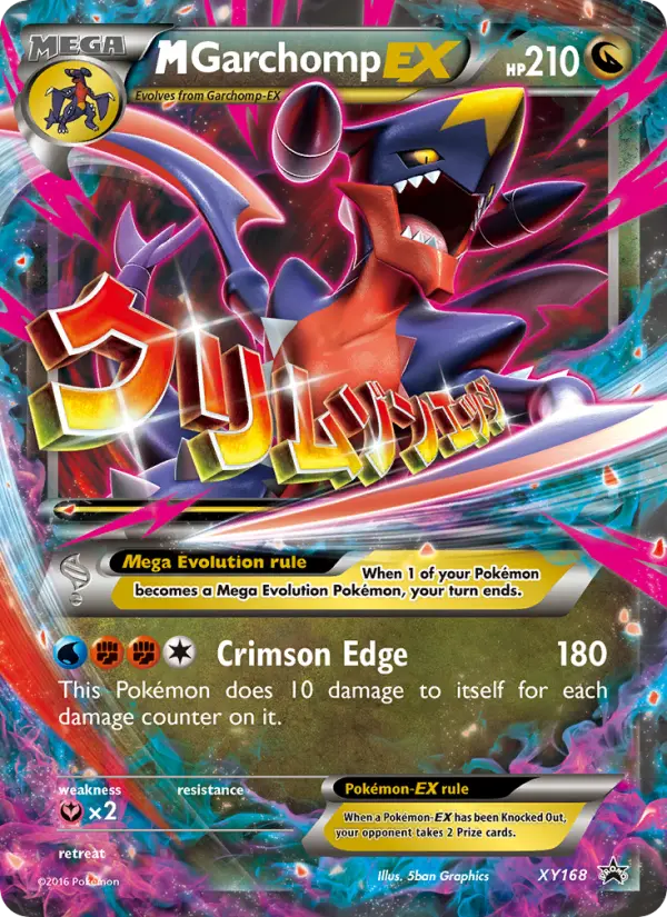 M Garchomp-EX XY168 XY Black Star Promos Pokesingles
