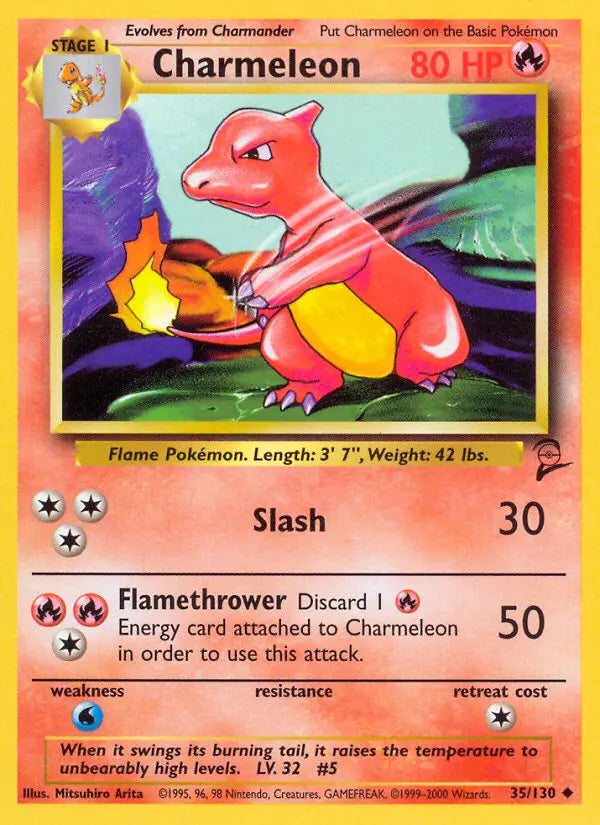 Charmeleon 35 Base Set 2 Pokesingles