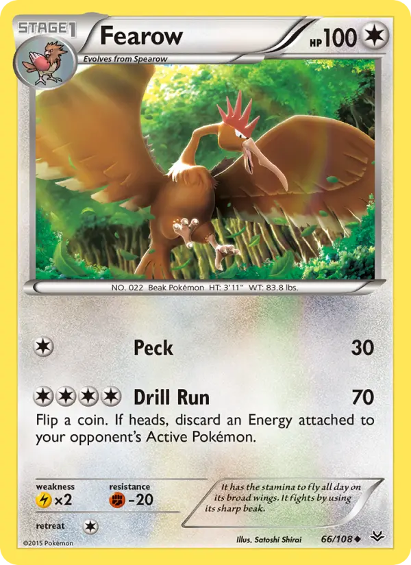 Fearow 66 Roaring Skies Pokesingles
