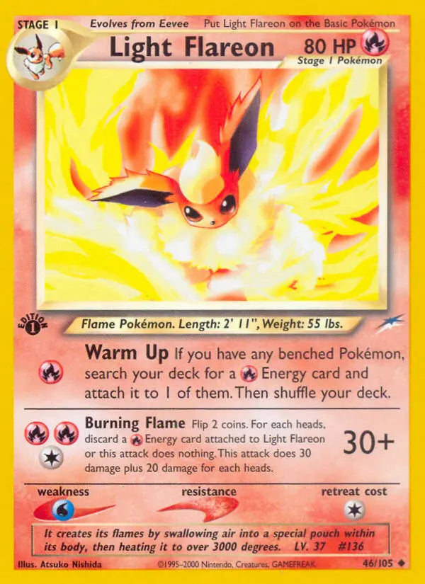 Light Flareon 46 Neo Destiny Pokesingles