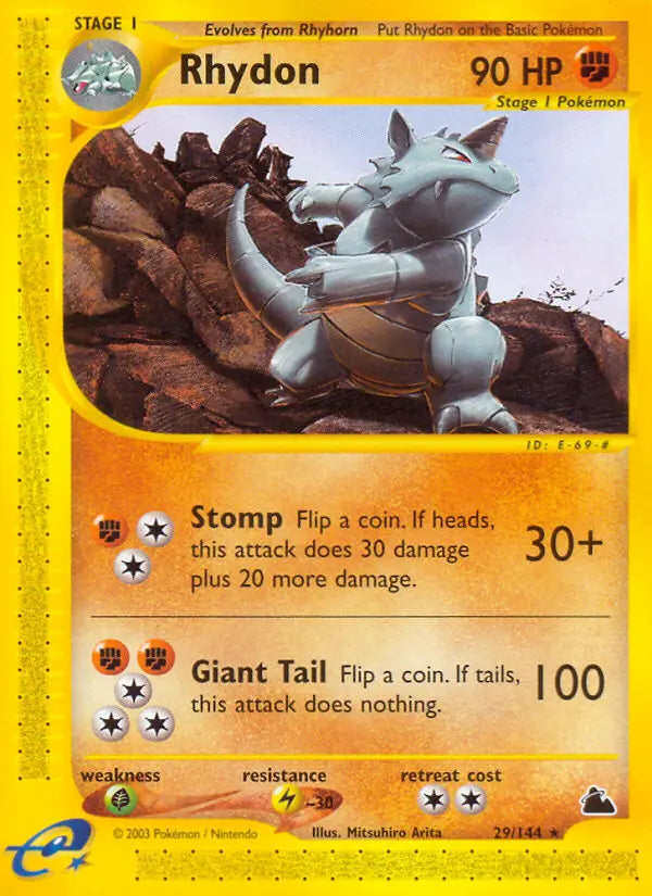 Rhydon 29 Skyridge Pokesingles