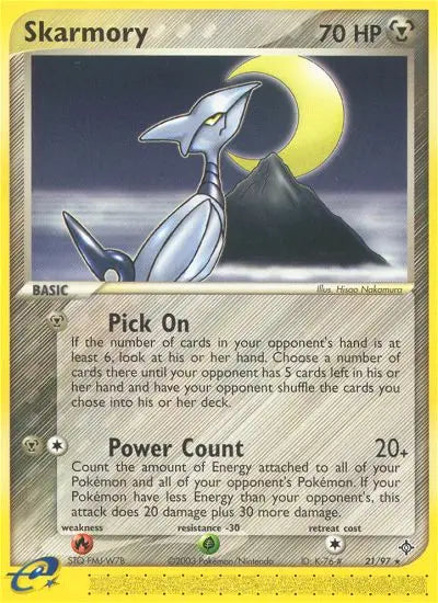 Skarmory 21 Dragon Pokesingles