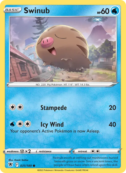 Swinub 31 Astral Radiance Pokesingles