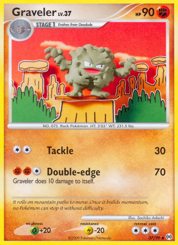 Graveler 37 Arceus Pokesingles