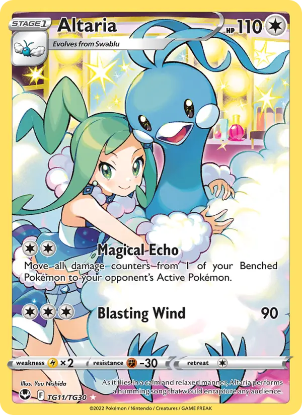Altaria TG11 Silver Tempest Pokesingles