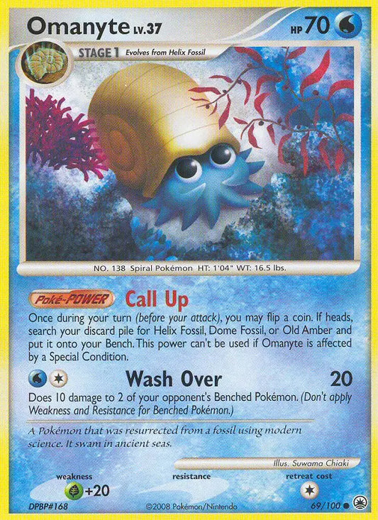 Omanyte 69 Majestic Dawn Pokesingles