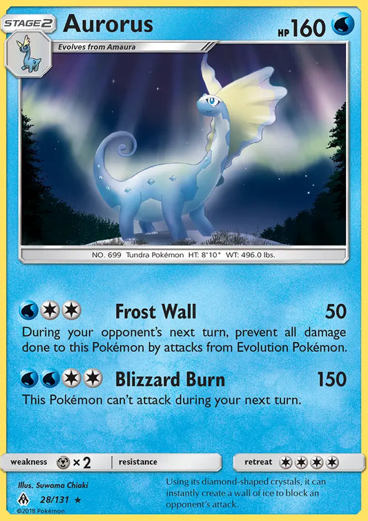 Aurorus 28 Forbidden Light Pokesingles