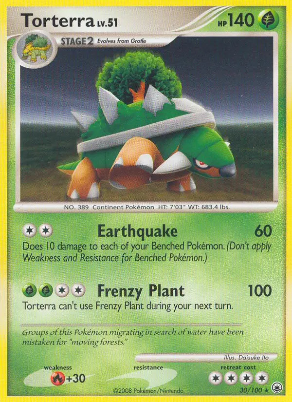 Torterra 30 Majestic Dawn Pokesingles
