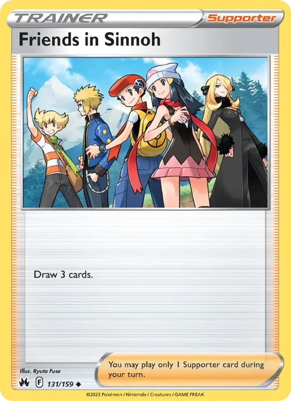 Friends in Sinnoh 131 Crown Zenith Pokesingles