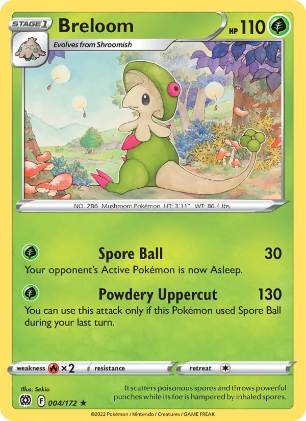 Breloom 4 Brilliant Stars Pokesingles