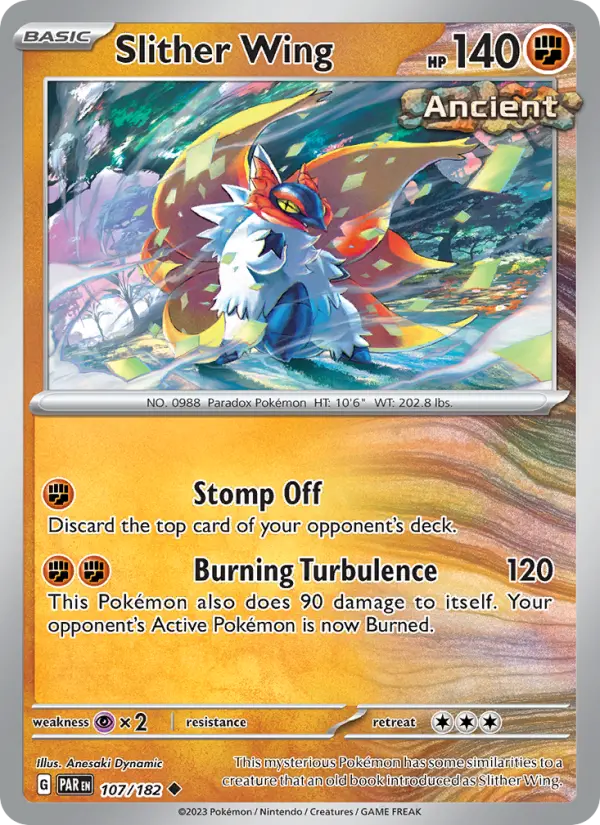 Slither Wing 107 Paradox Rift Pokesingles