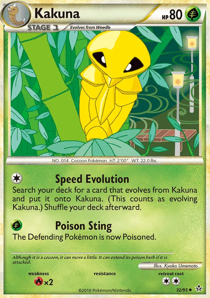 Kakuna 32 Unleashed Pokesingles