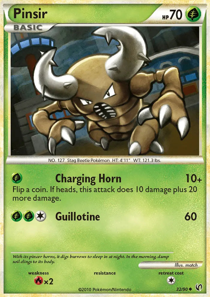 Pinsir 32 Undaunted Pokesingles