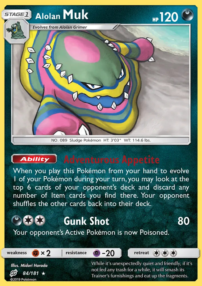 Alolan Muk 84 Team Up Pokesingles