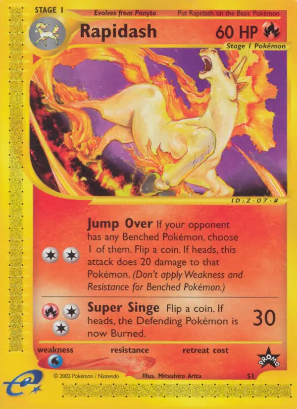Rapidash 51 Wizards Black Star Promos Pokesingles
