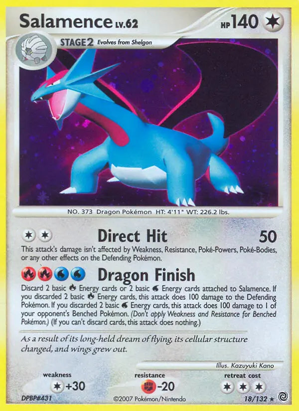 Salamence 18 Secret Wonders Pokesingles