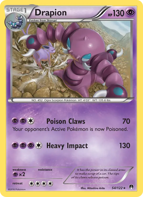 Drapion 54 BREAKpoint Pokesingles