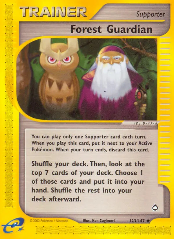 Forest Guardian 123 Aquapolis Pokesingles