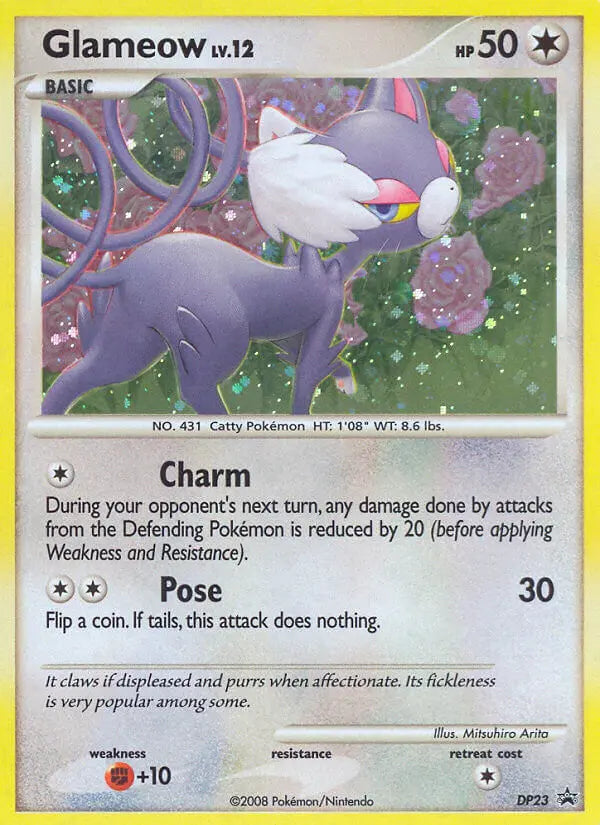 Glameow DP23 DP Black Star Promos Pokesingles