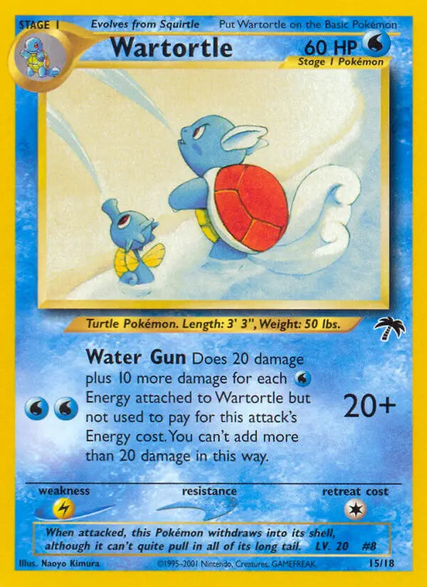 Wartortle 15 Southern Islands Pokesingles