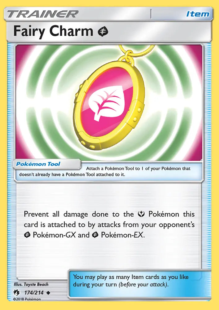 Fairy Charm Grass 174 Lost Thunder Pokesingles