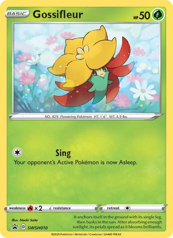 Gossifleur SWSH010 SWSH Black Star Promos Pokesingles