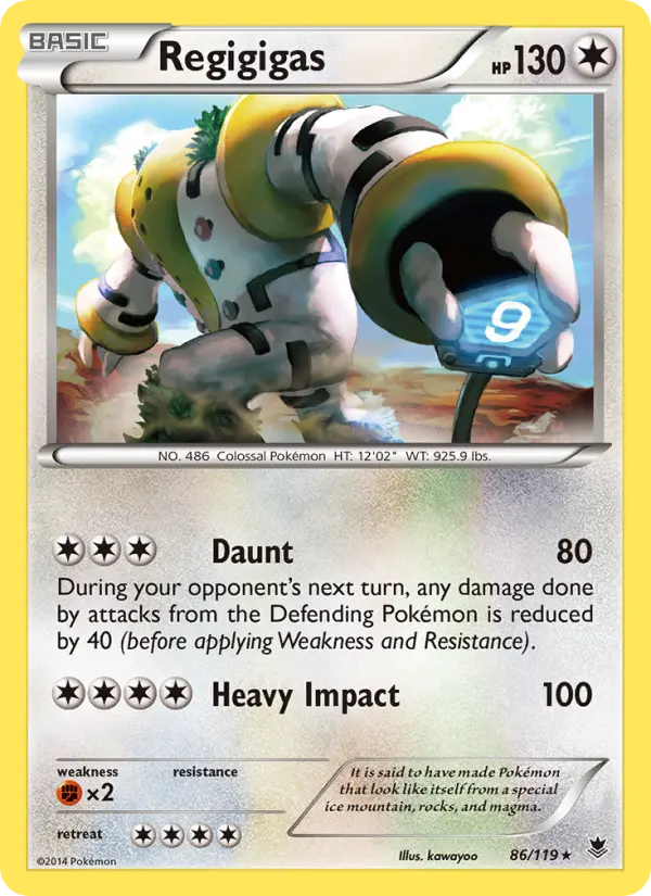 Regigigas 86 Phantom Forces Pokesingles
