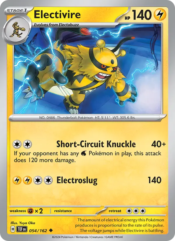 Electivire 54 Temporal Forces Pokesingles