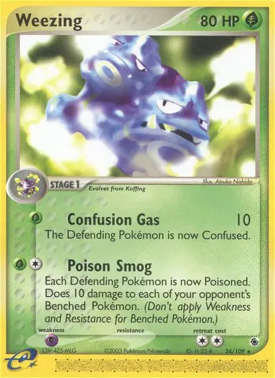 Weezing 24 Ruby & Sapphire Pokesingles